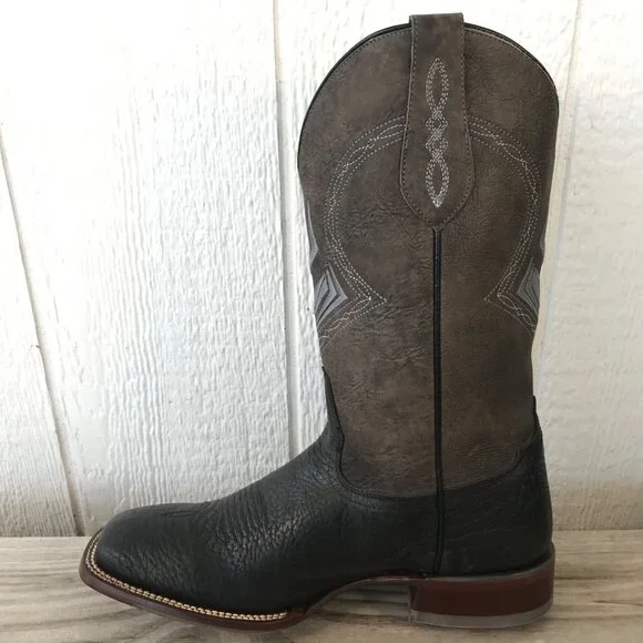 Cody James Bull Shoulder Mens Black Gray Leather Western Boots Mens 9 D BBH4 - Picture 11 of 13